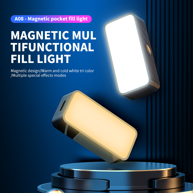 Photography Lighting Portable - Magnetic Portable Mini Selfie Fill Light