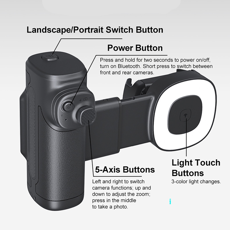 Photography Lighting Types - Mobile Camera Assistant Comes with Three