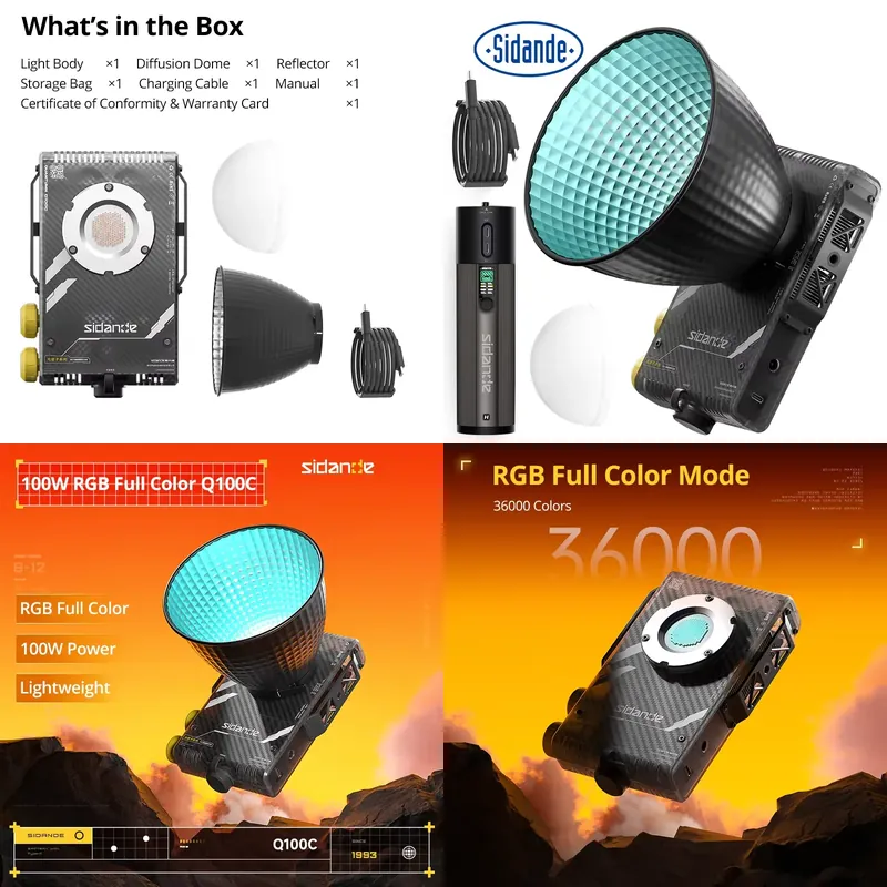 Brand For Sidande Q100C Q100Li - Photography Lighting Portable recension och pris