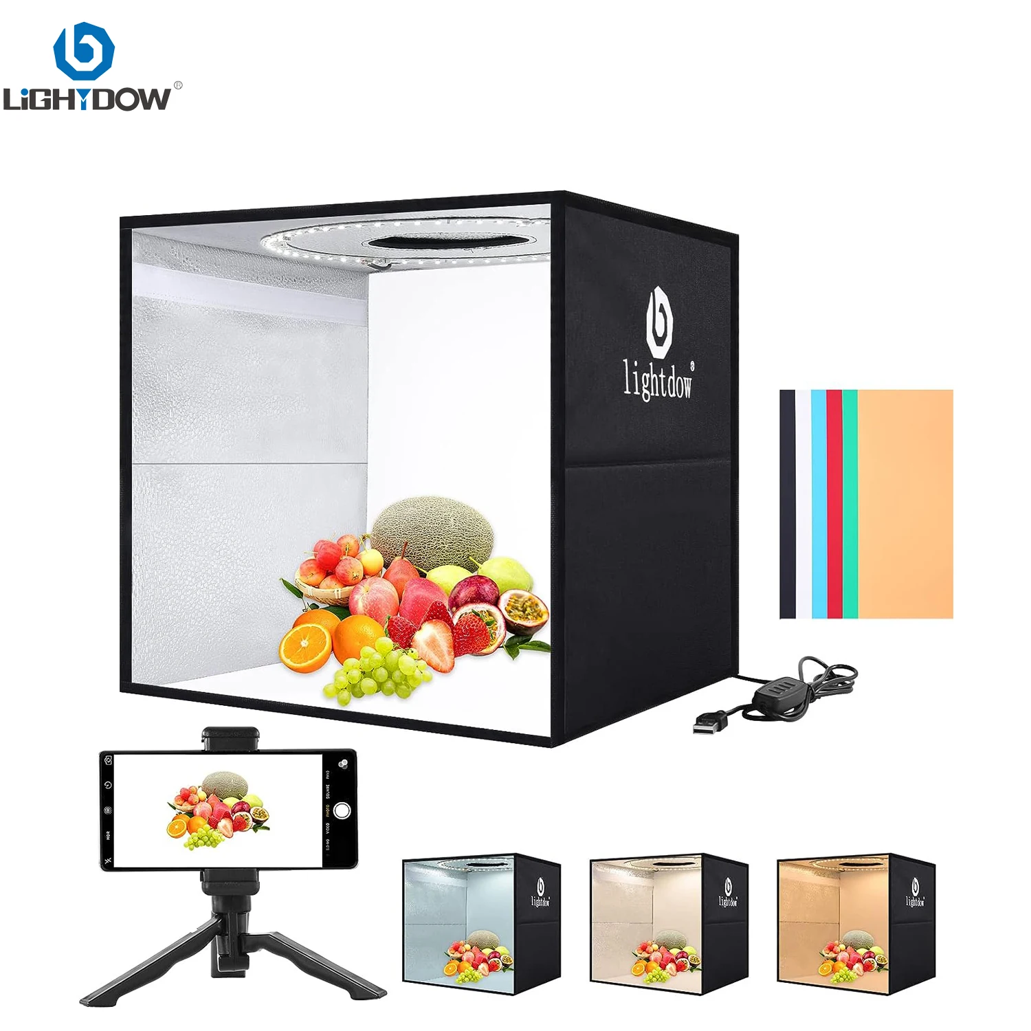 Lightdow Photo Studio Light Bo - Photography Video Lighting Kit recension och pris