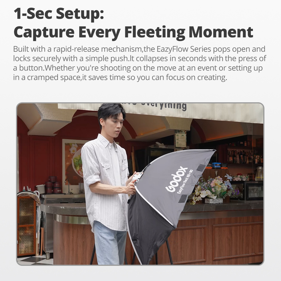 Godox EazyFlow series Foldable - Photography Lighting Softbox recension och pris